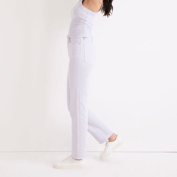 MADEWELL The Perfect Vintage Straight Jean Light Purple Lavender 26 ND520 - Picture 2 of 12